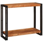 vidaXL Masă de consolă Maro 90 x 33 x 75 cm lemn masiv de acacia vidaXL Masă de consolă Maro 90 x 33 x 75 cm lemn masiv de acacia