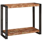vidaXL Masă de consolă Multicolour 90 x 33 x 75 cm Lemn masiv reciclat vidaXL Masă de consolă Multicolour 90 x 33 x 75 cm Lemn masiv reciclat