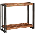 vidaXL Masă de consolă Multicolour 90 x 33 x 75 cm Lemn masiv reciclat vidaXL Masă de consolă Multicolour 90 x 33 x 75 cm Lemn masiv reciclat
