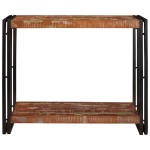 vidaXL Masă de consolă Multicolour 90 x 33 x 75 cm Lemn masiv reciclat vidaXL Masă de consolă Multicolour 90 x 33 x 75 cm Lemn masiv reciclat