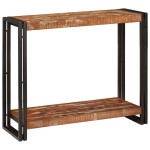 vidaXL Masă de consolă Multicolour 90 x 33 x 75 cm Lemn masiv reciclat vidaXL Masă de consolă Multicolour 90 x 33 x 75 cm Lemn masiv reciclat