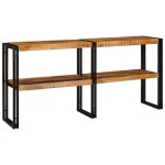 vidaXL Masă de Consolă 160x33x75 cm Lemn Neted de Mango vidaXL Masă de Consolă 160x33x75 cm Lemn Neted de Mango