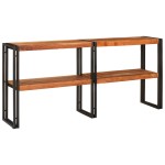 vidaXL Masă de Consolă 160x33x75 cm Acacia Masivă Rustic vidaXL Masă de Consolă 160x33x75 cm Acacia Masivă Rustic
