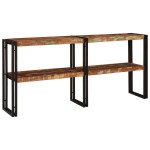 vidaXL Masă de Consolă 160x33x75 cm Lemn Solid Recuperat vidaXL Masă de Consolă 160x33x75 cm Lemn Solid Recuperat