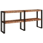 vidaXL Masă de Consolă 160x33x75 cm Lemn Solid Recuperat vidaXL Masă de Consolă 160x33x75 cm Lemn Solid Recuperat