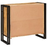 vidaXL Bufet cu raft Altele cu depozitare cu ușă Maro 80 x 33 x 70 cm Lemn masiv de mango vidaXL Bufet cu raft Altele cu depozitare cu ușă Maro 80 x 33 x 70 cm Lemn masiv de mango