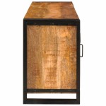 vidaXL Cabinet TV Maro 120 x 30 x 50 cm Lemn de mango solid și aspru vidaXL Cabinet TV Maro 120 x 30 x 50 cm Lemn de mango solid și aspru