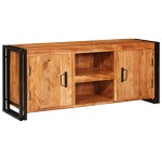 vidaXL Cabinet TV Maro 120 x 30 x 50 cm lemn masiv de acacia vidaXL Cabinet TV Maro 120 x 30 x 50 cm lemn masiv de acacia