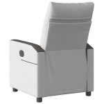 vidaXL Scaun extensibil din stofă gri nor