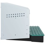 vidaXL Cuibăr pentru găini cu 3 compartimente, montat pe perete, oțel galvanizat vidaXL Cuibăr pentru găini cu 3 compartimente, montat pe perete, oțel galvanizat