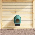 vidaXL Cuiburi pentru găini, montate pe perete, 4 buc., verde închis, plastic vidaXL Cuiburi pentru găini, montate pe perete, 4 buc., verde închis, plastic