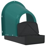 vidaXL Cuiburi pentru găini, montate pe perete, 4 buc., verde închis, plastic vidaXL Cuiburi pentru găini, montate pe perete, 4 buc., verde închis, plastic