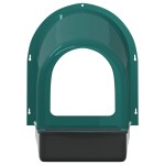 vidaXL Cuiburi pentru găini, montate pe perete, 4 buc., verde închis, plastic vidaXL Cuiburi pentru găini, montate pe perete, 4 buc., verde închis, plastic