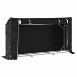 vidaxL Raft pentru lemn de foc cu capac de ploaie otel galvanizat vidaxL Raft pentru lemn de foc cu capac de ploaie otel galvanizat