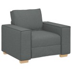 vidaXL Canapea fotoliu gri închis, 60 cm, material textil vidaXL Canapea fotoliu gri închis, 60 cm, material textil