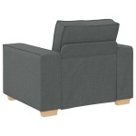 vidaXL Canapea fotoliu gri închis, 60 cm, material textil vidaXL Canapea fotoliu gri închis, 60 cm, material textil