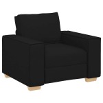 vidaXL Canapea fotoliu negru 60 cm material textil vidaXL Canapea fotoliu negru 60 cm material textil