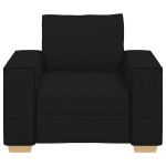 vidaXL Canapea fotoliu negru 60 cm material textil vidaXL Canapea fotoliu negru 60 cm material textil