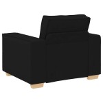 vidaXL Canapea fotoliu negru 60 cm material textil vidaXL Canapea fotoliu negru 60 cm material textil