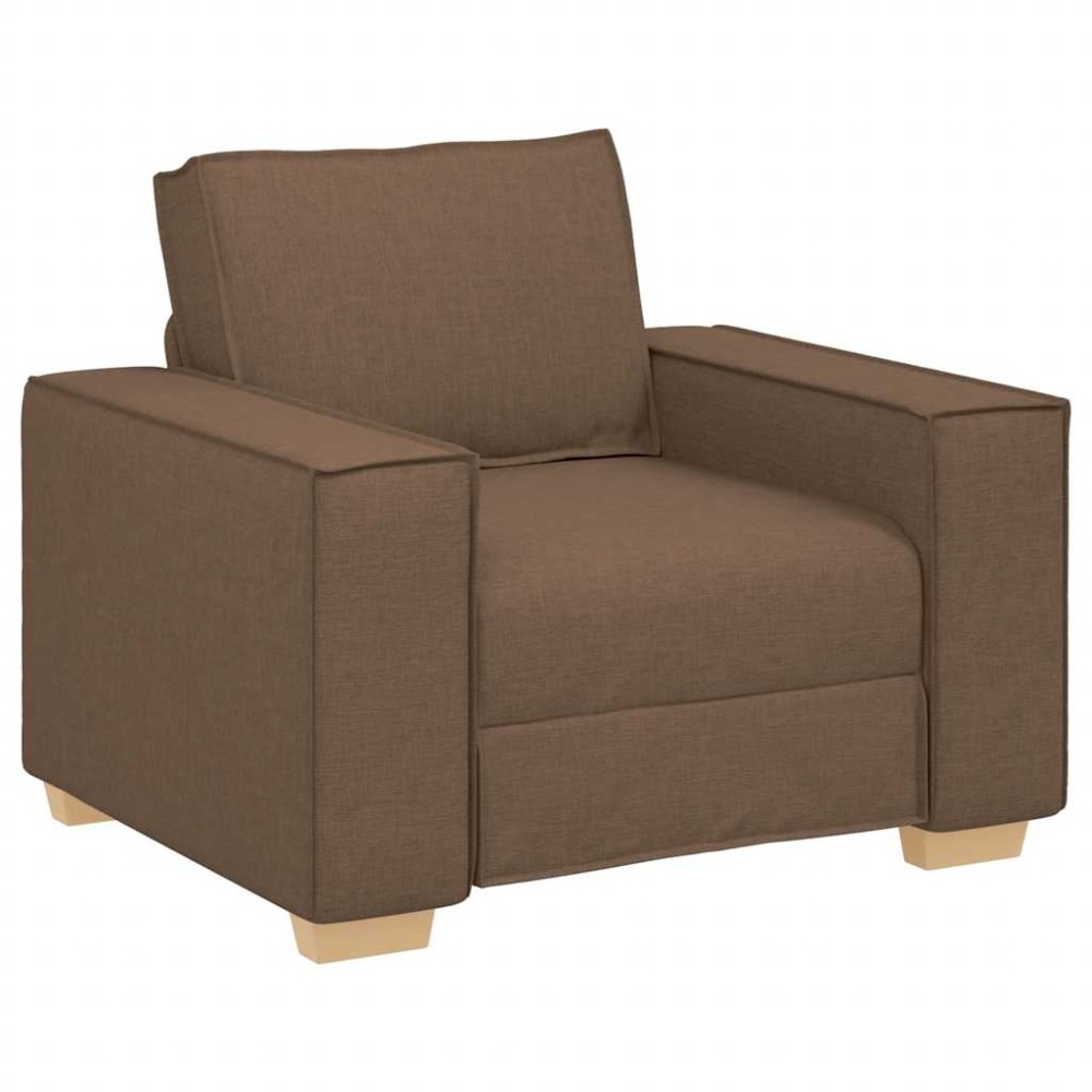 vidaXL Canapea fotoliu maro 60 cm, material textil