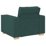 vidaXL Canapea fotoliu verde închis, 60 cm, material textil vidaXL Canapea fotoliu verde închis, 60 cm, material textil