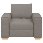 vidaXL Canapea fotoliu gri taupe 60 cm, material textil vidaXL Canapea fotoliu gri taupe 60 cm, material textil