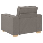vidaXL Canapea fotoliu gri taupe 60 cm, material textil vidaXL Canapea fotoliu gri taupe 60 cm, material textil