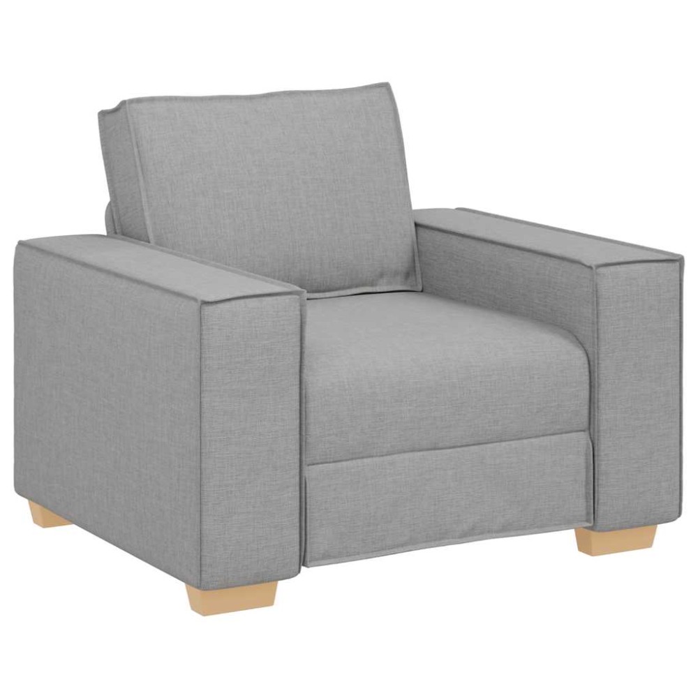vidaXL Canapea fotoliu gri nor, 60 cm, material textil