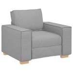 vidaXL Canapea fotoliu gri nor, 60 cm, material textil vidaXL Canapea fotoliu gri nor, 60 cm, material textil