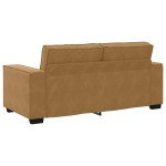 vidaXL Canapea cu 2 locuri, maro, 140 cm, catifea vidaXL Canapea cu 2 locuri, maro, 140 cm, catifea