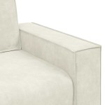 vidaXL Canapea cu 2 locuri, crem, 140 cm, catifea vidaXL Canapea cu 2 locuri, crem, 140 cm, catifea