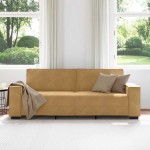 vidaXL Canapea cu 3 locuri, Maro, 180 cm, catifea vidaXL Canapea cu 3 locuri, Maro, 180 cm, catifea