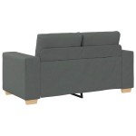 vidaXL Canapea lovesea gri închis 120 cm țesătură vidaXL Canapea lovesea gri închis 120 cm țesătură