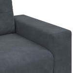 vidaXL Canapea scaun gri închis 60 cm catifea