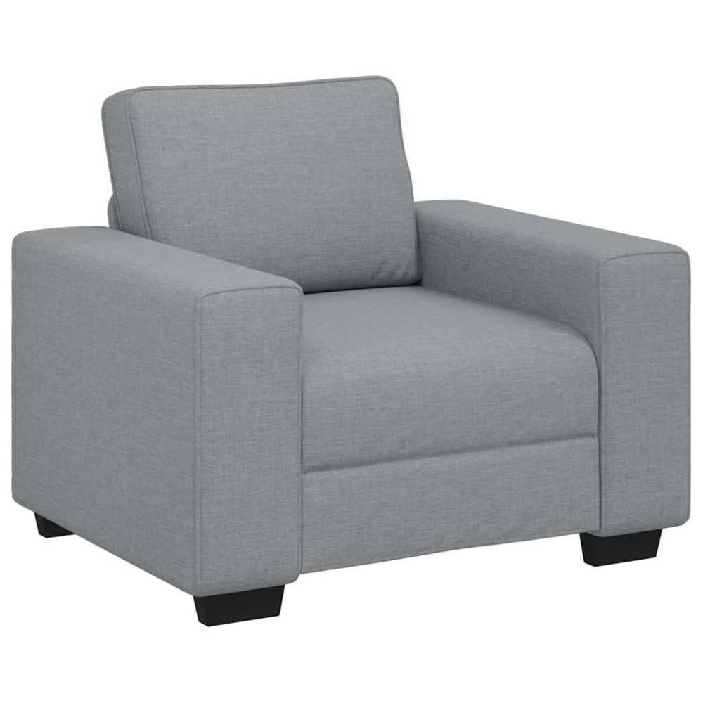 vidaXL Canapea Scaun Gri deschis 60 cm Tesatura