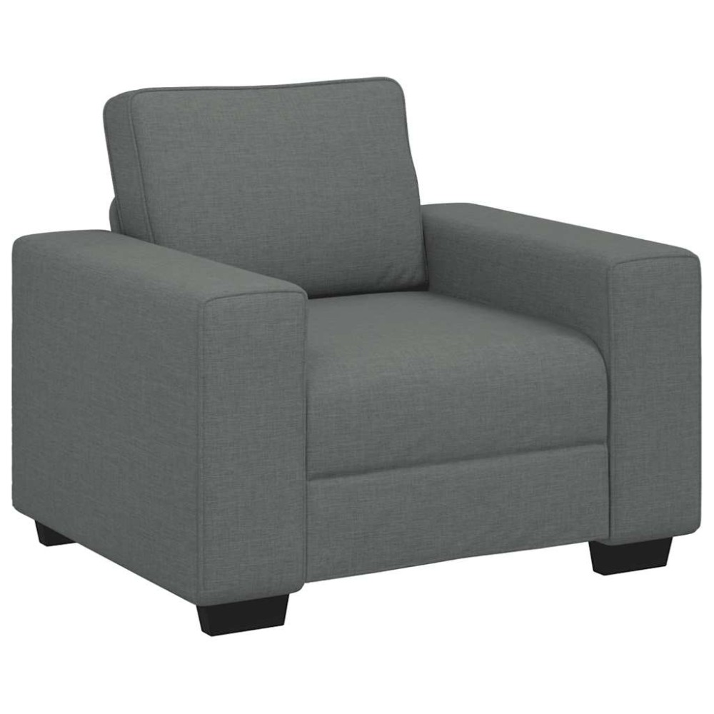 vidaXL Canapea Scaun Gri Inchis 60 cm Tesatura