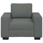 vidaXL Canapea Scaun Gri Inchis 60 cm Tesatura