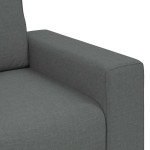 vidaXL Canapea Scaun Gri Inchis 60 cm Tesatura