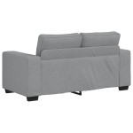 vidaXL Canapea cu 2 locuri, țesătură gri deschis, 120 cm