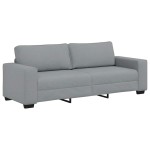 vidaXL Canapea cu 3 locuri, țesătură gri deschis, 180 cm vidaXL Canapea cu 3 locuri, țesătură gri deschis, 180 cm