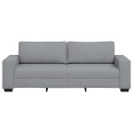 vidaXL Canapea cu 3 locuri, țesătură gri deschis, 180 cm vidaXL Canapea cu 3 locuri, țesătură gri deschis, 180 cm