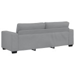 vidaXL Canapea cu 3 locuri, țesătură gri deschis, 180 cm vidaXL Canapea cu 3 locuri, țesătură gri deschis, 180 cm