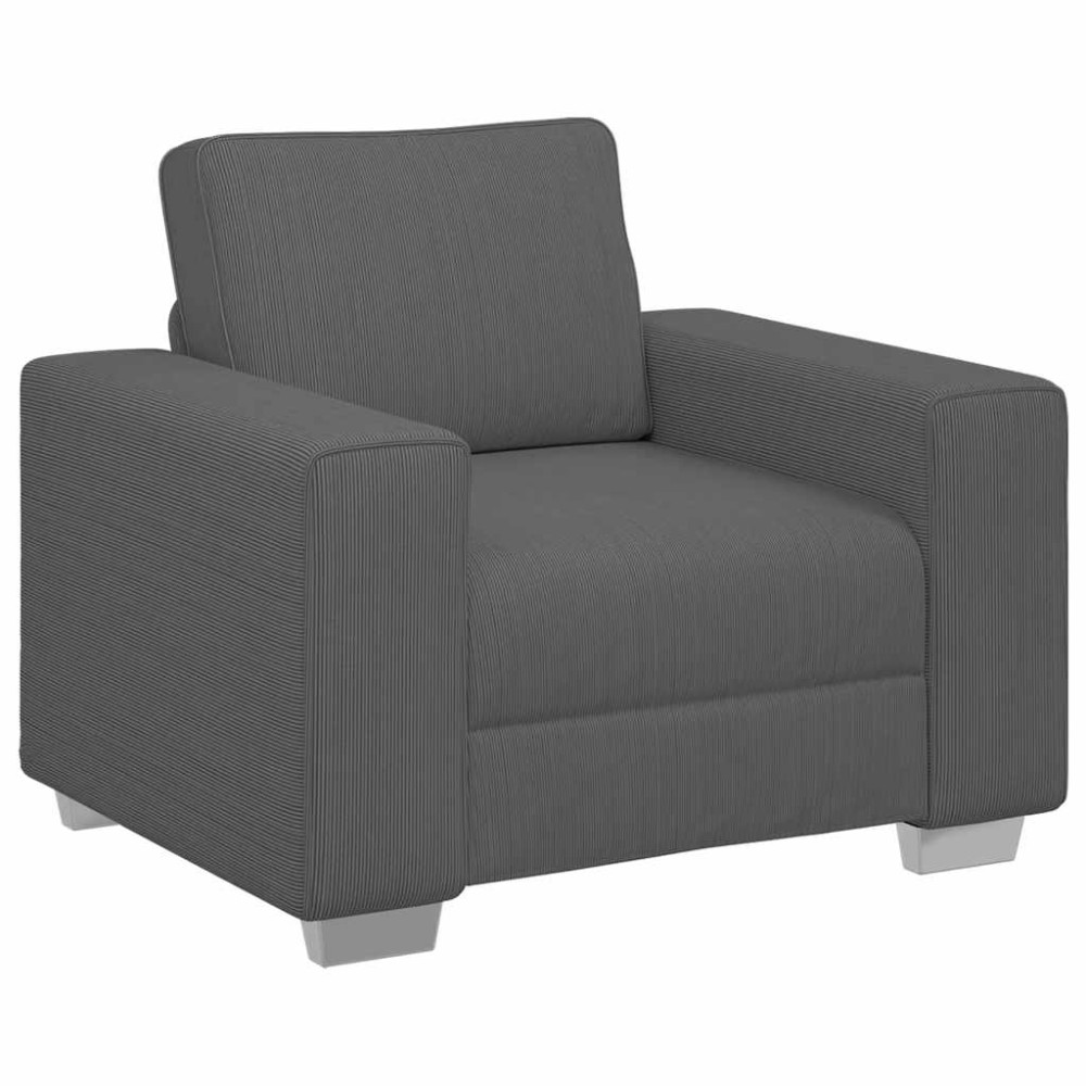 vidaXL Canapea Scaun Gri închis 60 cm țesătură velur