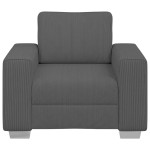 vidaXL Canapea Scaun Gri închis 60 cm țesătură velur