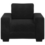 vidaXL Canapea scaun negru 60 cm catifea