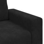 vidaXL Canapea scaun negru 60 cm catifea