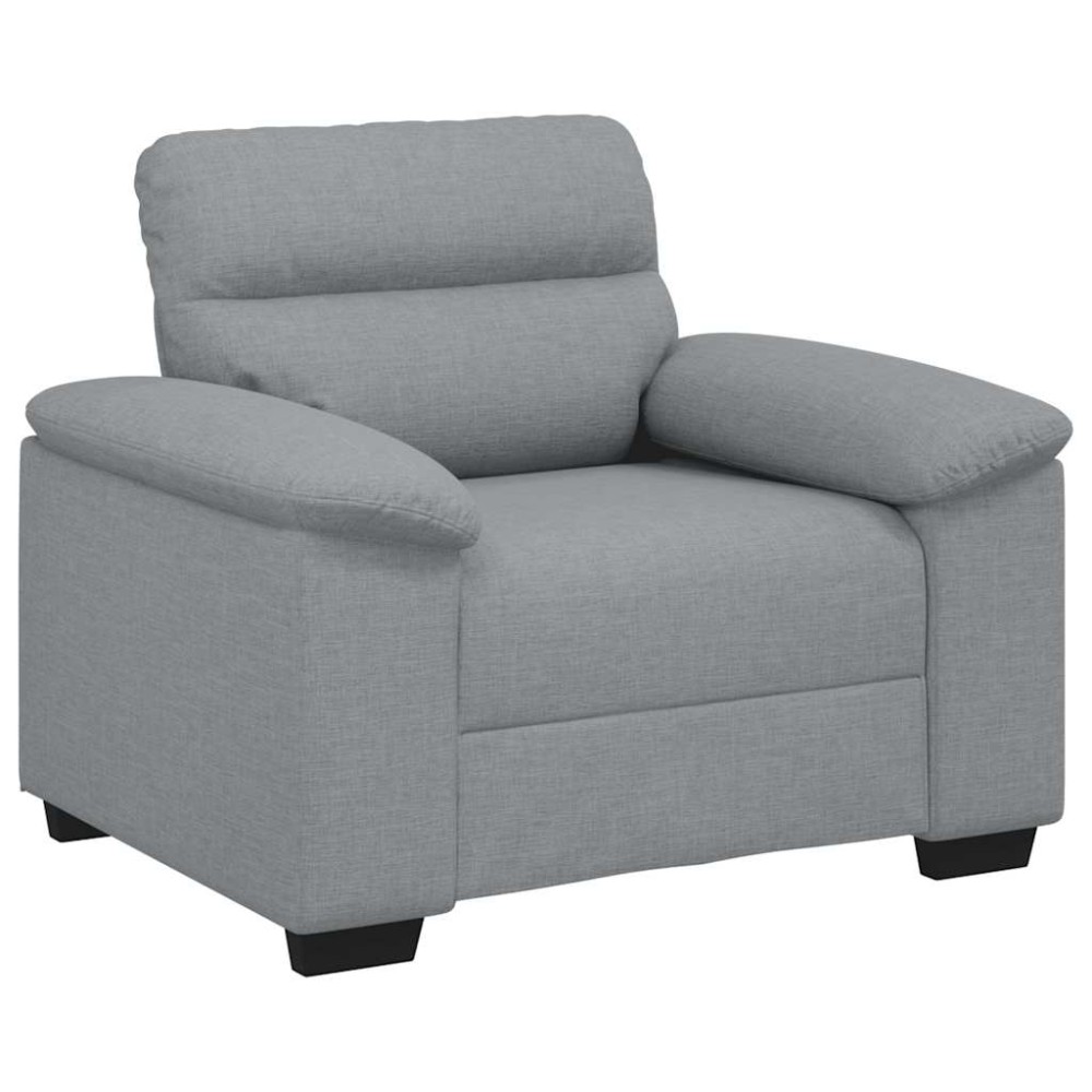 vidaXL Canapea Scaun Gri deschis 60 cm Tesatura