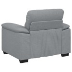 vidaXL Canapea Scaun Gri deschis 60 cm Tesatura