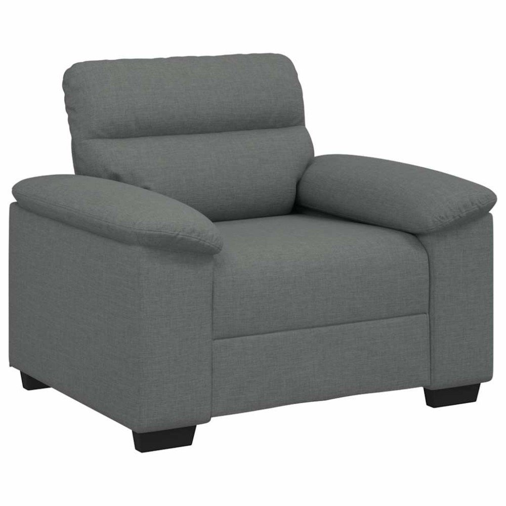 vidaXL Canapea Scaun Gri Inchis 60 cm Tesatura