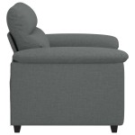 vidaXL Canapea Scaun Gri Inchis 60 cm Tesatura